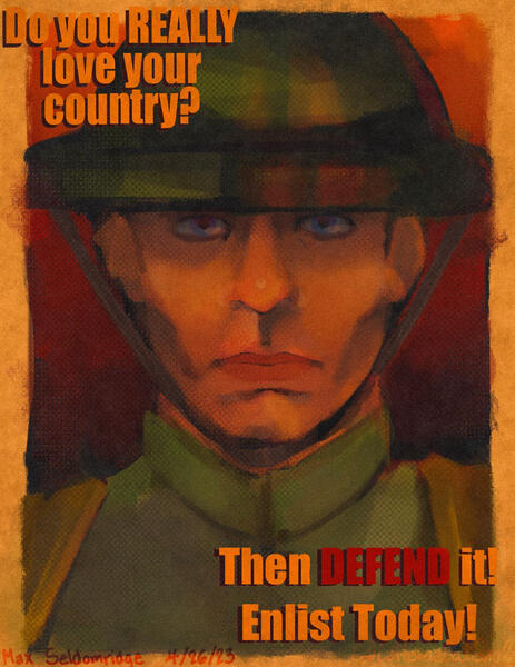 WW1 Propaganda Poster